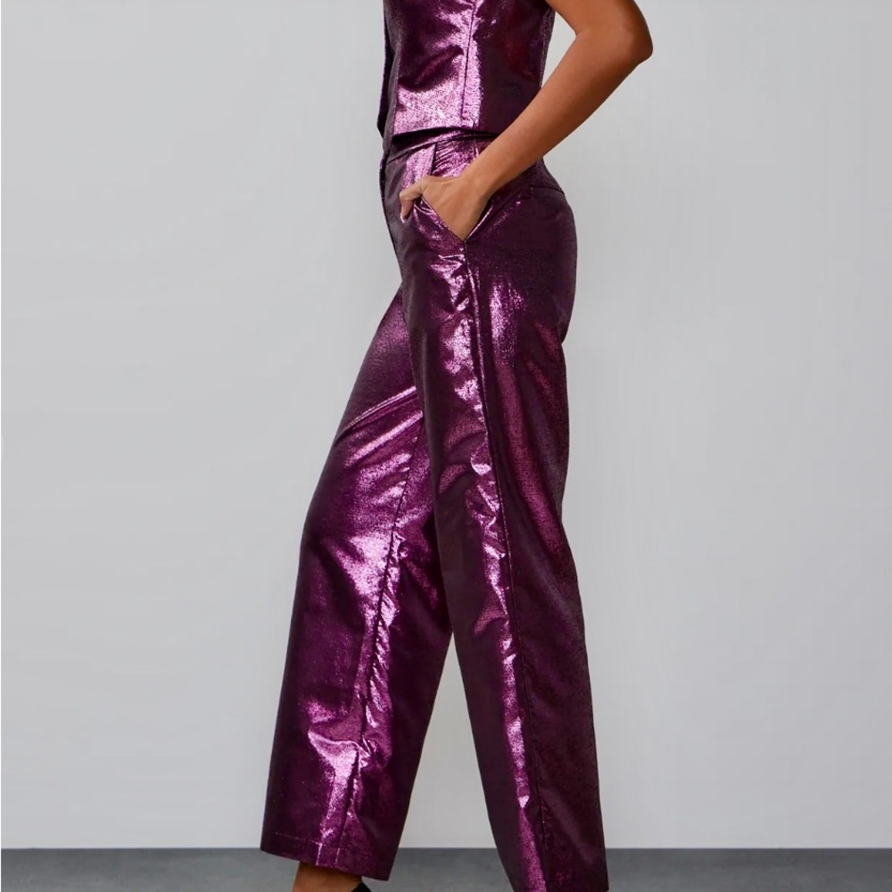 Hugh Rise Metallic Accent Pant (see Blazer listed also)